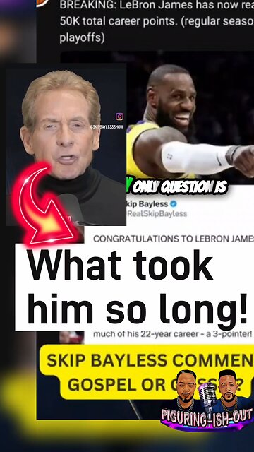 Skip Bayless Trolls LeBron