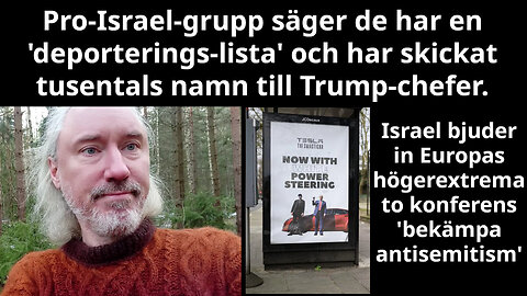 Sesame tal-generator. Falsk-flagg-propaganda. Högerextremt Israel? Hitler poppis. Homozon-behandling