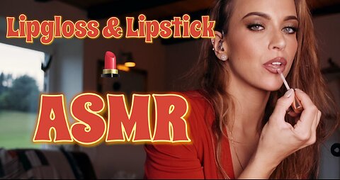 ASMR Gina Carla 🫦 Applying Lipgloss and Lipstick 