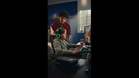 kid thinks he owns his brother's computer