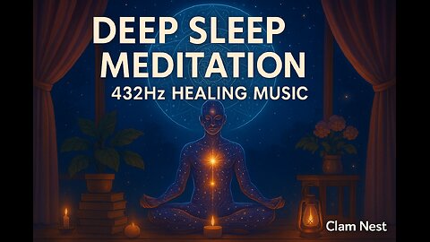 Deep Meditation Music for Sleep & Relaxation | Healing 432Hz | Clam Nest