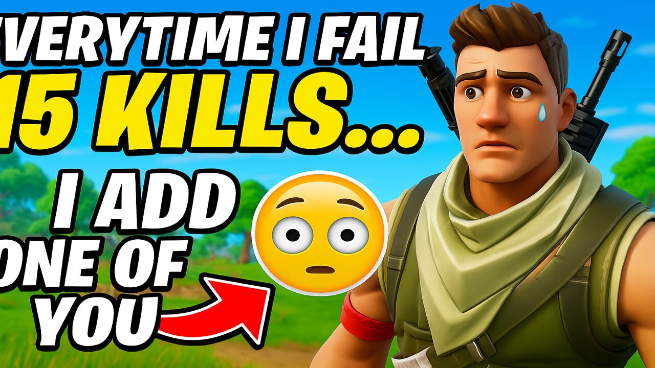 Everytime I FAIL 15 KILLS... I Add One of YOU 👀