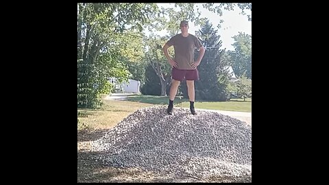 New Gravel Before,During,After At The 1929 Family House 8-19-25