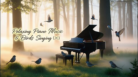 Relaxing Piano Music & Birds Singing 🎹🌿 Calm Music for Meditation, Sleep & Inner Peace