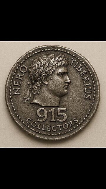🪙 Nero & Tiberius: A Coin of Imperial Legacy (54–68 A.D.)