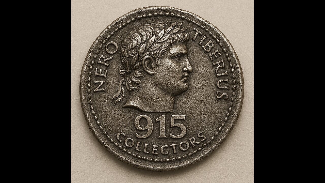 🪙 Nero & Tiberius: A Coin of Imperial Legacy (54–68 A.D.)