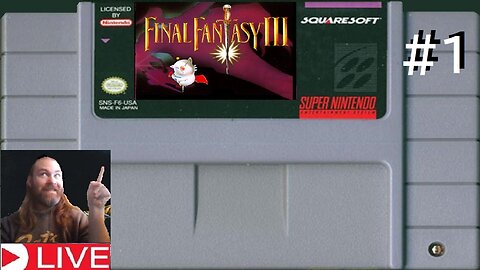 Final Fantasy VI or (3) part #1 (livestream) widescreen