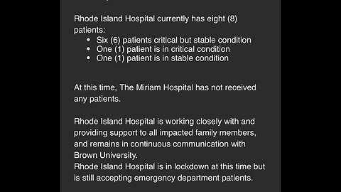 Video from 6:21pm at the Prince Engineering building— as search for Brown University gunman