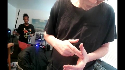 bill has black trans woman over cleaning his house live...