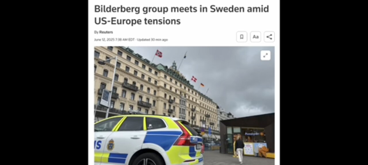 BILDERBERG MEETING STARTED TODAY