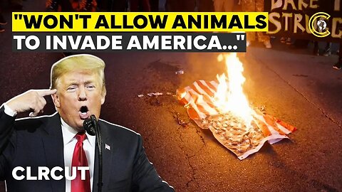 “Anarchy Will Not Stand...” Trump Rips “Foreign Enemies” As Immigrants Burn American Flags | CLRCUT