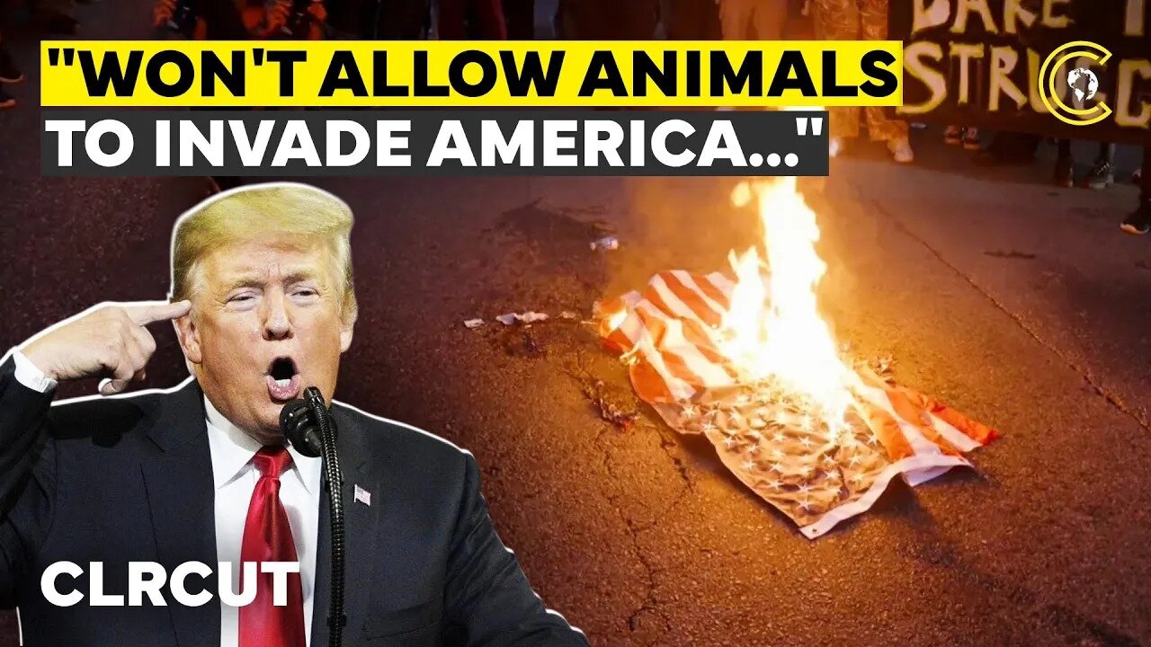 “Anarchy Will Not Stand...” Trump Rips “Foreign Enemies” As Immigrants Burn American Flags | CLRCUT