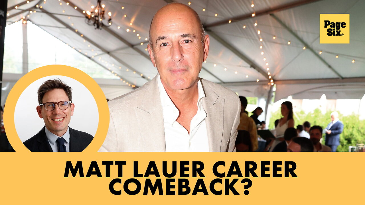 Matt Lauer's career comeback attempt resurfaces every year, but 'no one will hire him': sources