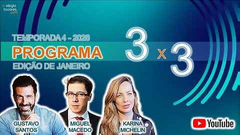 🎙​|𝗣𝗥𝗢𝗚𝗥𝗔𝗠𝗔 𝟯𝘅𝟯 - Edição de Janeiro (2026)