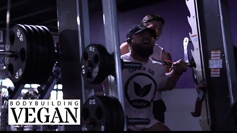Leg Day Redefined: Pushing Intensity at Crunch Gym with TheBodybuildingVegan