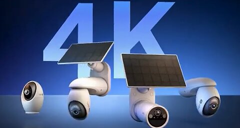Solar-Powered 4K Security Camera with AI Tracking & Night Vision