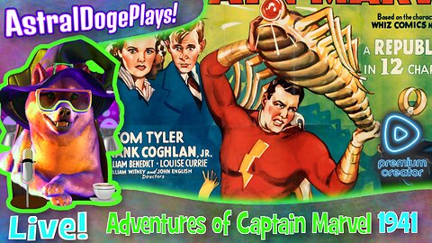 Adventures of Captain Marvel (1941 Serial) ~LIVE!~ Monday Movie Feature