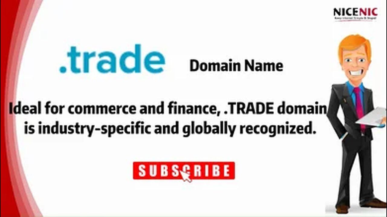 Cheap .TRADE Domain Name: Ideal for commerce and finance, .TRADE domain is industry-specific.