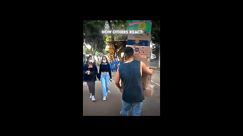 How other reacts vs How this man react funny 😂😂