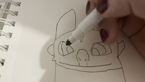Toothless the Dragon art video