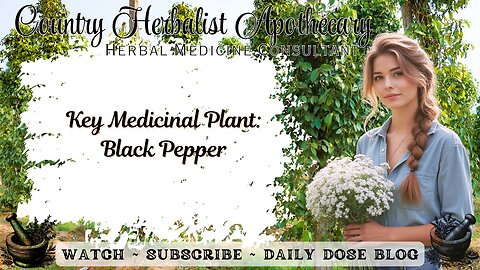 Key Medicinal Plant: Black Pepper