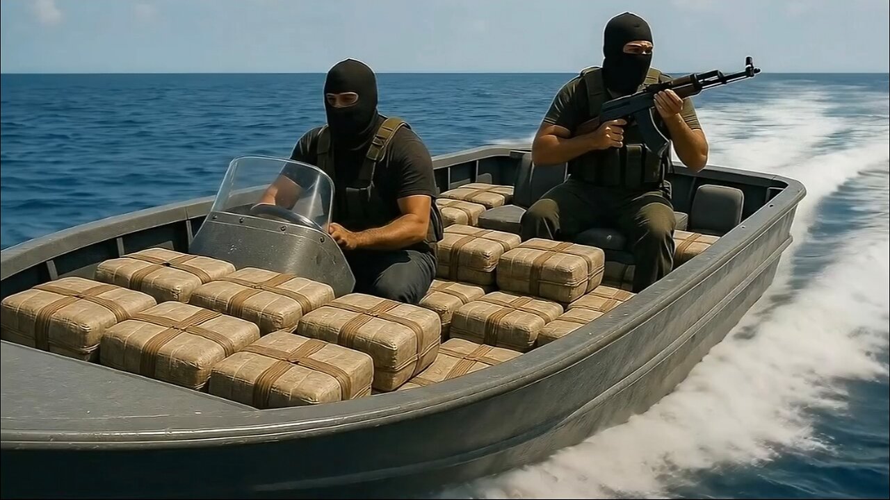 Navy Airdrops Public Defender Onto Drug Boat To Give Cartel Members Due Process.mp4