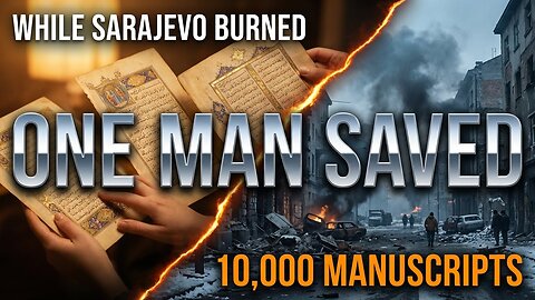 The Librarian Who Saved 10,000 Books Under Fire - Siege of Sarajevo (1992-1995)