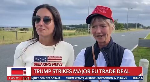 I am in tears. Listen to how these Scottish Patriots absolutely LOVE President Trump.