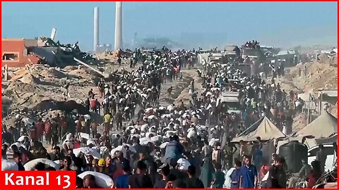Palestinians bring sacks of flour back from Zikim crossing, some recount shooting