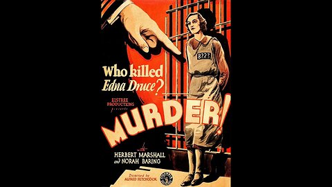 Murder! 1930 HD 1080 Full Movie Alfred Hitchcock