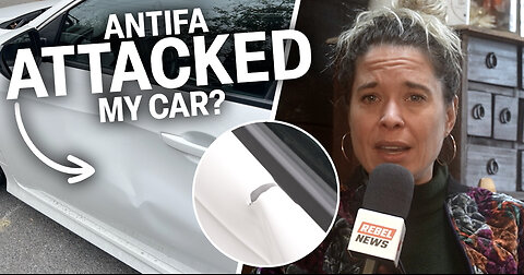 Montreal thug smashes Rebel journalist's car while reporting!