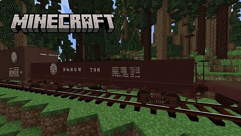 Ride A LOCOMOTIVE Across Country | Minecart Sounds | Minecraft Ambience