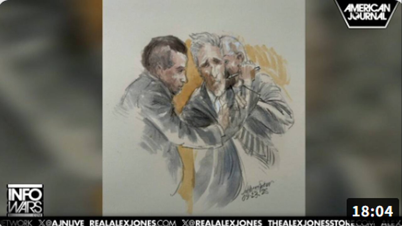 SHOCKING: Ryan Routh attempted to stab himself in the neck with a pen after guilty verdict