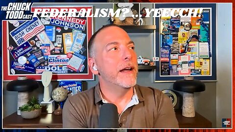 Weirdly Fidgeting Chuck Todd Hypes Ditching Federalism