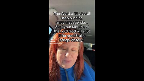 Shut your mouth, or I the Lord God will shut it for you!