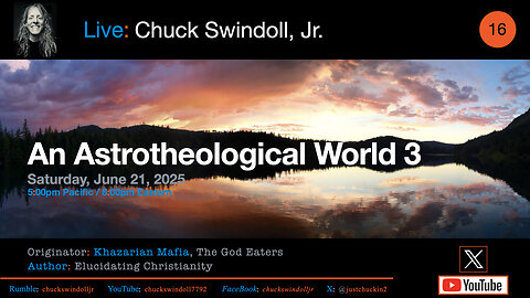 June 21, 2025 LIVE Astrotheology 3