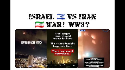 Israel - Iran WAR, LIVE, Just the FACTS