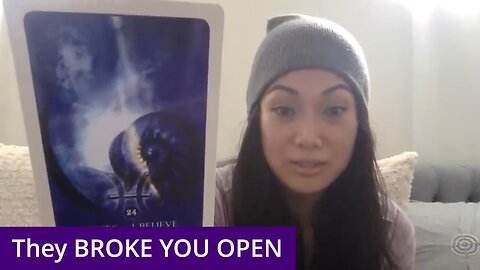 They BROKE YOU OPEN & let you BURN