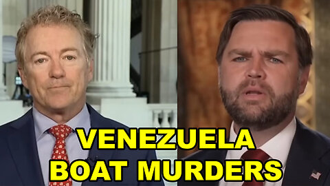 Rand Paul TRASHES JD Vance Over Venezuela Boat MURDERS
