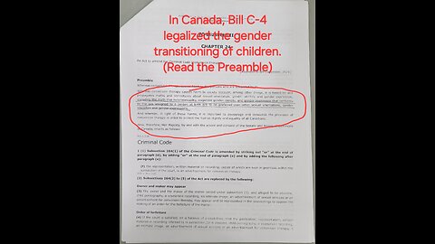 Gender transitioning of children in Canada, is now legal.