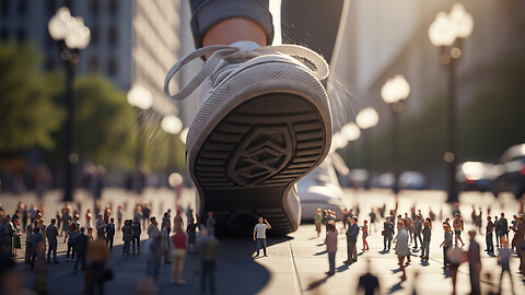GIANTESS SHOES POV 👠 - Awe-Inspiring Views of Massive Footwear