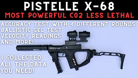 My Wife Shot Me With the Most Powerful Less Lethal C02 Launcher - The Pistelle X-68