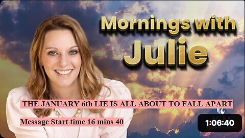 Julie Green subs THE JANUARY 6th LIE IS ALL ABOUT TO FALL APART