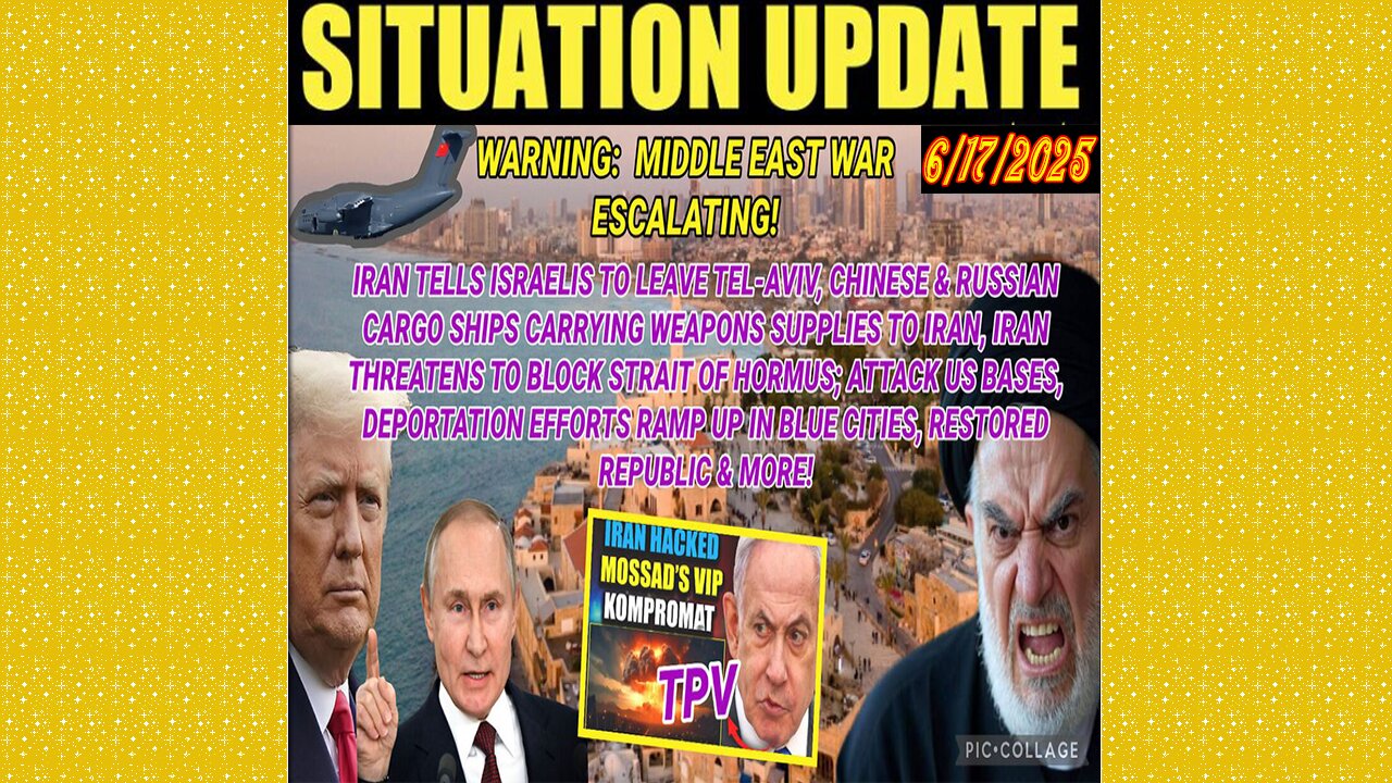 SG Anon. Juan O Savin ~ Situation Update 6/17/25 ~ Restored Republic > Judy Byington- Q+ White Hats