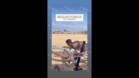 US FORCES SHOOTING WAITING GAZA RESIDENTS HELP FROM THE AIR