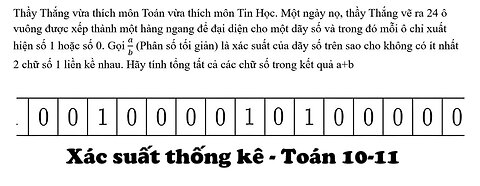 Toán 11: Chia kẹo Euler: Thầy Thắng vừa thích môn Toán vừa thích môn Tin Học. Một ngày nọ