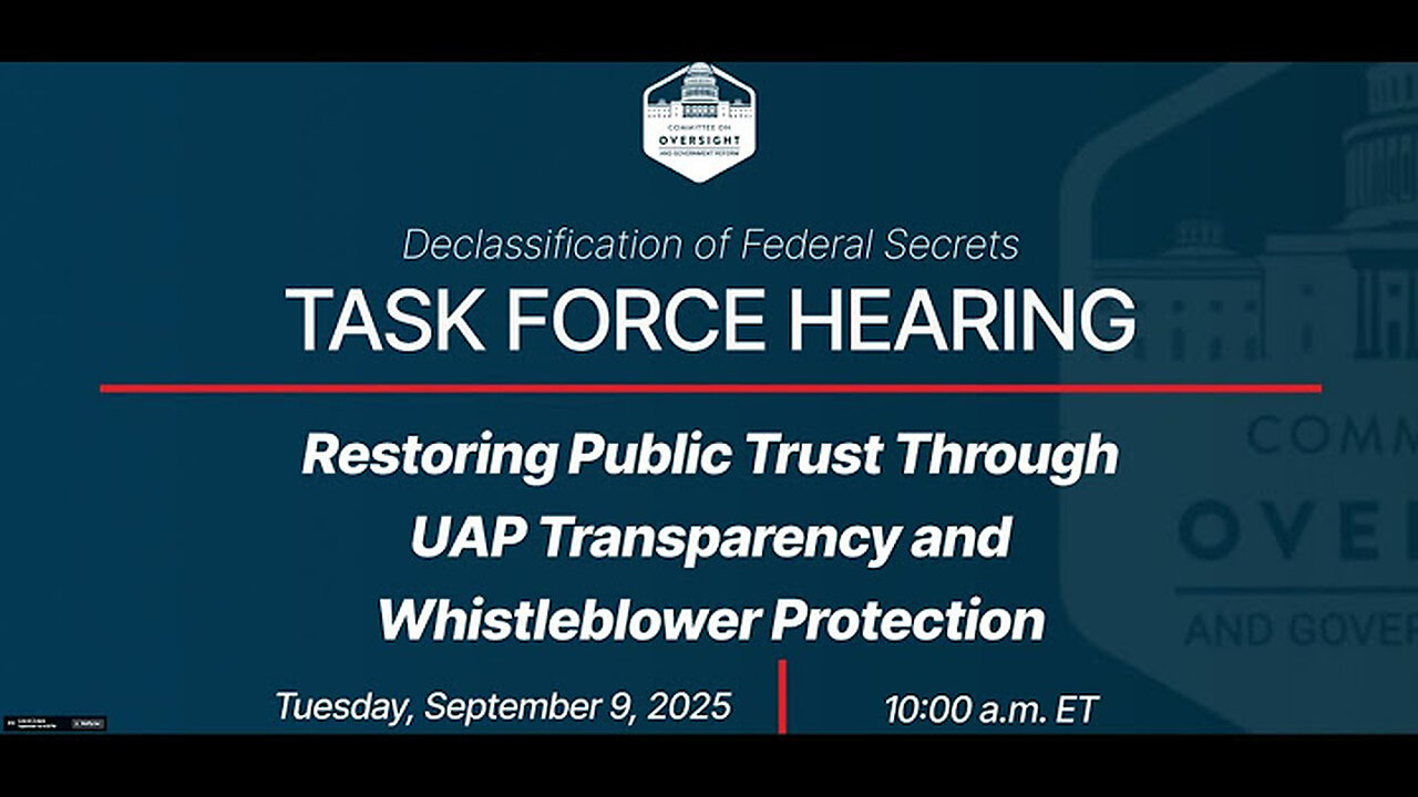 Congress UAP Hearing Today with Chat (Sept 9, 2025) – UFO Updates - Third UAP Hearing