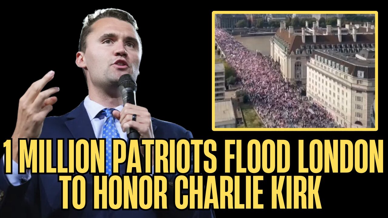 London Free Speech March Pays Tribute to Charlie Kirk