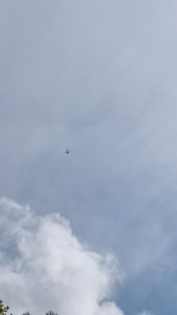 airplane ✈️ flying above