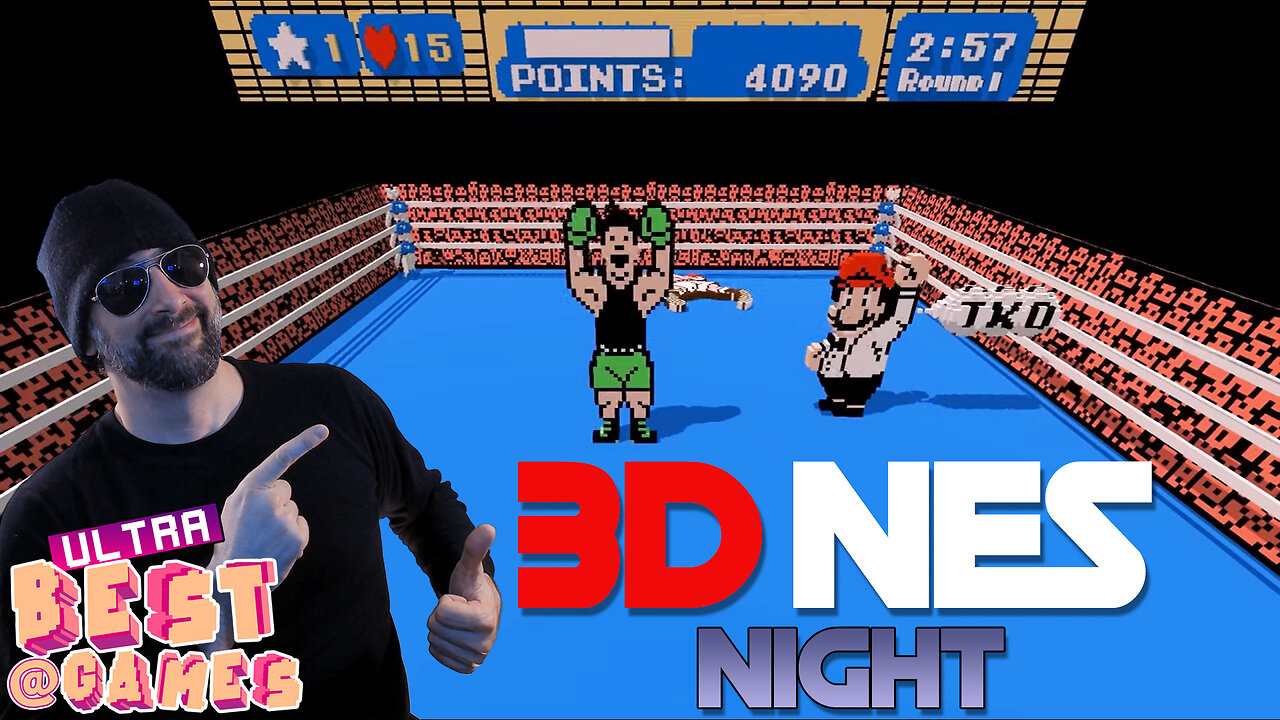 3D NES Night | Ultra Best At Games (Edited Replay)